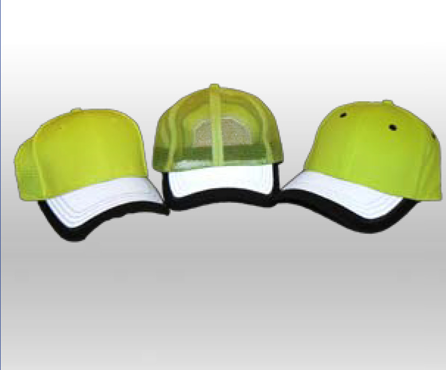6-PANEL CAPS /SAFETY GREEN/REFLECTIVE
